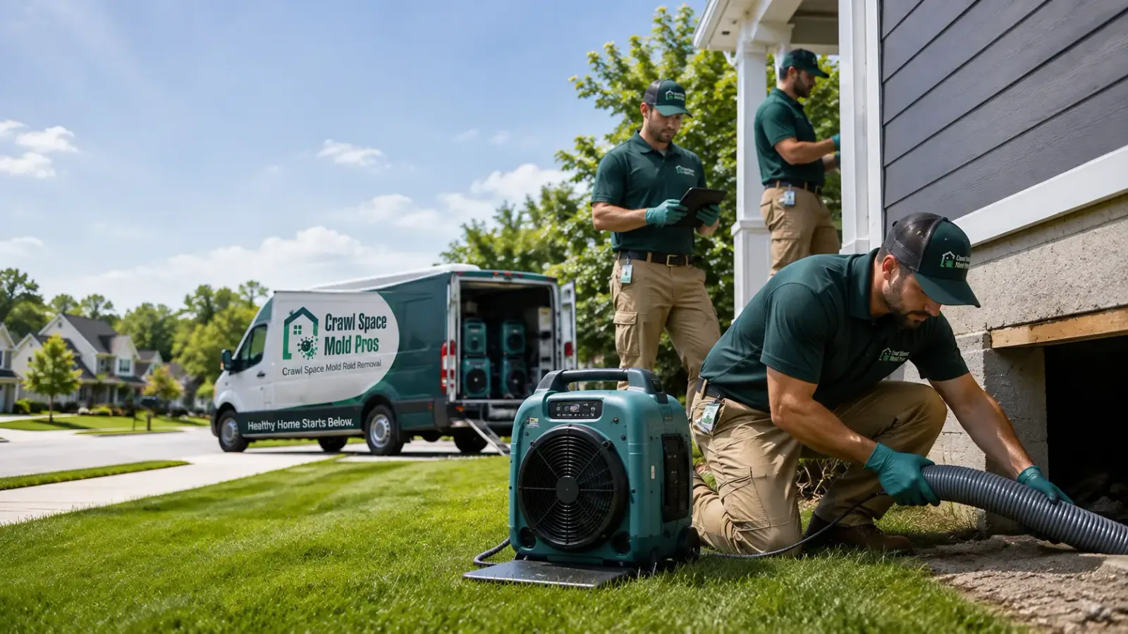 Crawl Space Mold Removal in West Springfield, MA